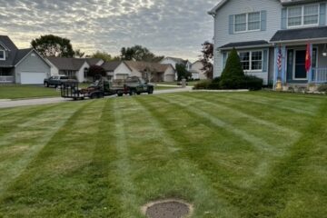 Grass Cut, Bagged and Trimmed